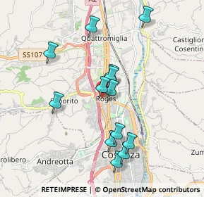 Mappa Via Allende Salvator, 87036 Rende CS, Italia (1.94538)