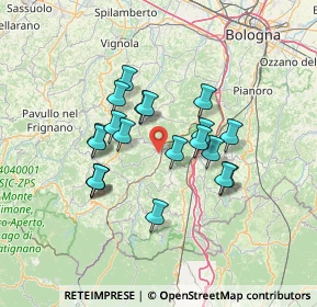 Mappa 40038 Vergato BO, Italia (11.5465)