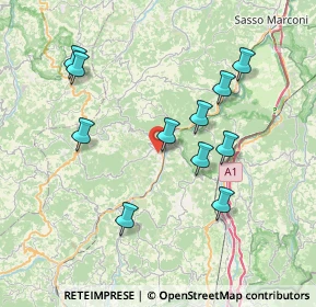 Mappa 40038 Vergato BO, Italia (7.50727)
