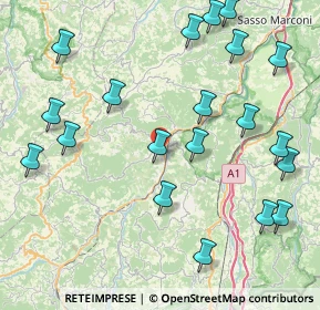 Mappa 40038 Vergato BO, Italia (10.145)