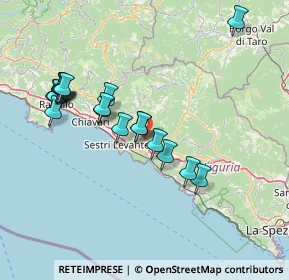 Mappa Via Farina, 16030 Casarza ligure GE, Italia (14.82053)