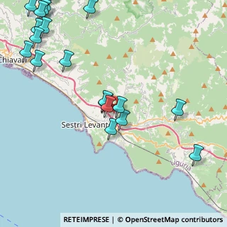 Mappa Via per Santa Vittoria s, 16039 Sestri Levante GE, Italia (5.8685)