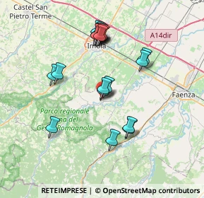 Mappa Via John Fitzgerald Kennedy, 48025 Riolo Terme RA, Italia (6.954)