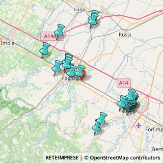 Mappa Incrocio via Reda, 48018 Faenza RA, Italia (9.109)