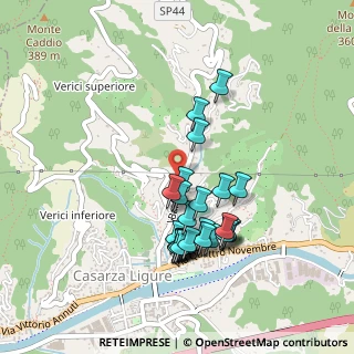 Mappa Via Barletti, 16030 Casarza Ligure GE, Italia (0.41481)