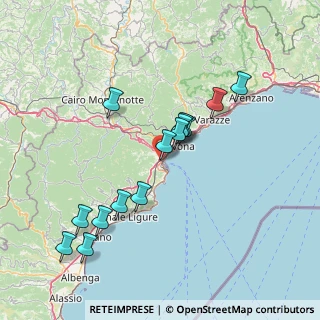 Mappa Via Armando Diaz, 17040 Valleggia SV, Italia (14.61857)