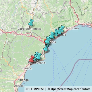 Mappa Via Armando Diaz, 17040 Valleggia SV, Italia (10.74588)