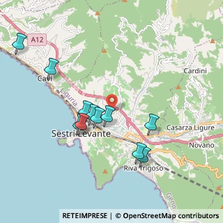 Mappa Via Villa Ragone, 16039 Sestri Levante GE, Italia (1.9)