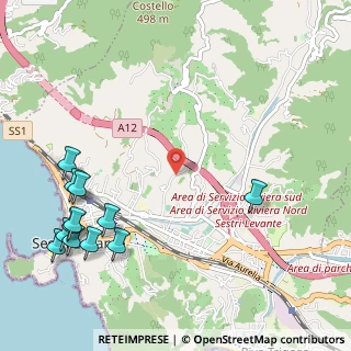 Mappa Via Villa Ragone, 16039 Sestri Levante GE, Italia (1.47583)