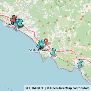 Mappa Via Villa Ragone, 16039 Sestri Levante GE, Italia (5.7675)