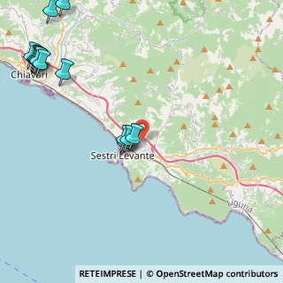 Mappa Via Villa Ragone, 16039 Sestri Levante GE, Italia (5.94846)