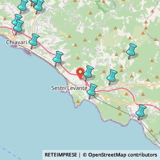 Mappa Via Villa Ragone, 16039 Sestri Levante GE, Italia (6.45846)