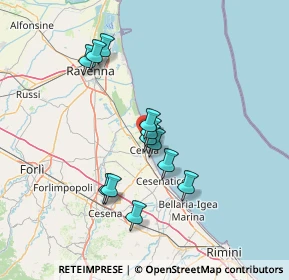 Mappa Viale Due Giugno, 48015 Cervia RA, Italia (12.17)