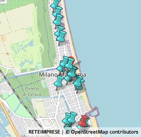 Mappa Viale Due Giugno, 48015 Cervia RA, Italia (1.0235)