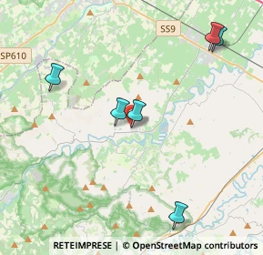 Mappa Via E. Curiel, 48025 Riolo Terme RA, Italia (7.2805)