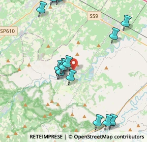 Mappa Via E. Curiel, 48025 Riolo Terme RA, Italia (5.3125)