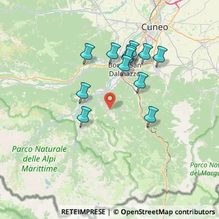 Mappa Via M. Barale, 12010 Roaschia CN, Italia (7.025)