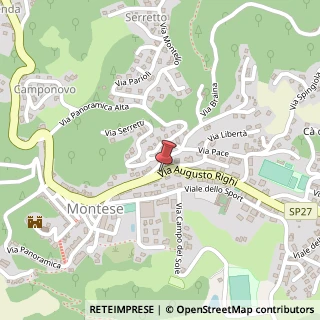 Mappa Via A. Righi,  306, 41055 Montese, Modena (Emilia Romagna)