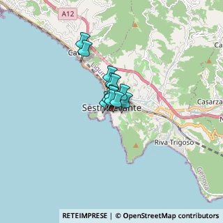 Mappa Salita Mandrella a Monte, 16039 Sestri Levante GE, Italia (0.70077)