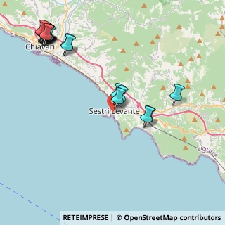 Mappa Via V. Cappellini, 16039 Sestri Levante GE, Italia (5.705)