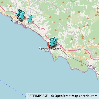 Mappa Via V. Cappellini, 16039 Sestri Levante GE, Italia (4.73455)
