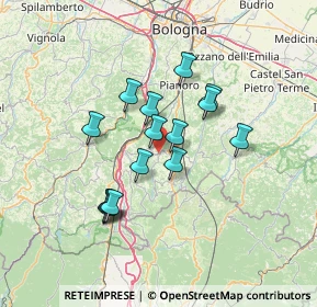 Mappa Via Molino Del Pero, 40035 Monzuno BO, Italia (11.442)