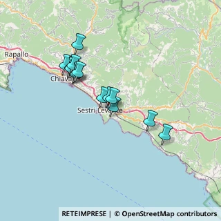 Mappa Via Giorgio Bo, 16039 Sestri Levante GE, Italia (6.20429)