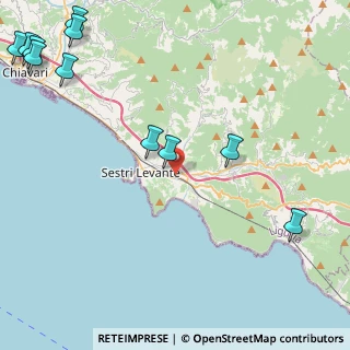 Mappa Via Giorgio Bo, 16039 Sestri Levante GE, Italia (6.55818)