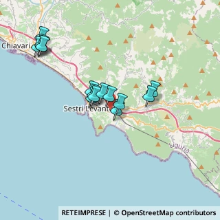 Mappa Via Giorgio Bo, 16039 Sestri Levante GE, Italia (3.44)