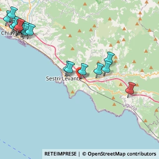 Mappa Via Giorgio Bo, 16039 Sestri Levante GE, Italia (6.12278)