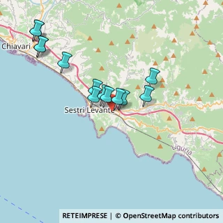 Mappa Via Giorgio Bo, 16039 Sestri Levante GE, Italia (3.64615)