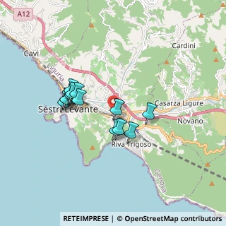 Mappa Via Giorgio Bo, 16039 Sestri Levante GE, Italia (1.49154)