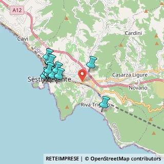Mappa Via Giorgio Bo, 16039 Sestri Levante GE, Italia (1.76846)