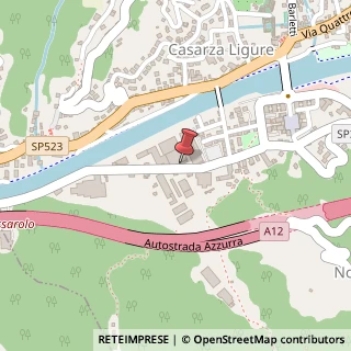 Mappa Via Alcide de Gasperi, 50, 16030 Casarza Ligure, Genova (Liguria)