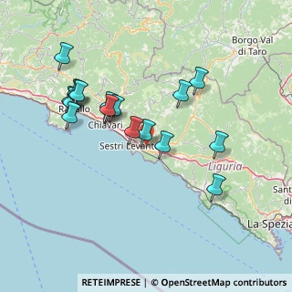 Mappa Via Alcide de Gasperi, 16030 Casarza Ligure GE, Italia (14.79056)