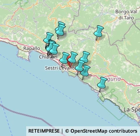 Mappa Via Alcide de Gasperi, 16030 Casarza Ligure GE, Italia (10.30533)