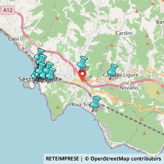 Mappa Via Sara, 16039 Sestri Levante GE, Italia (2.09643)