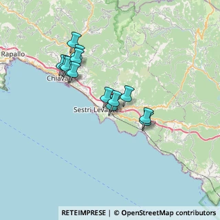 Mappa Via Sara, 16039 Sestri Levante GE, Italia (6.33714)