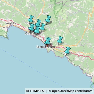 Mappa Via Val di Canepa, 16039 Sestri Levante GE, Italia (6.5075)