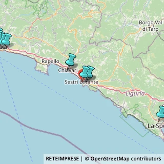 Mappa Via Val di Canepa, 16039 Sestri Levante GE, Italia (22.67545)