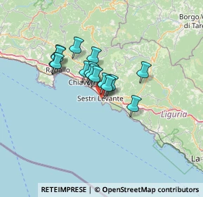 Mappa Via Val di Canepa, 16039 Sestri Levante GE, Italia (9.62733)