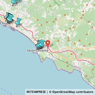 Mappa Via per Santa Vittoria, 16039 Sestri Levante GE, Italia (6.57385)