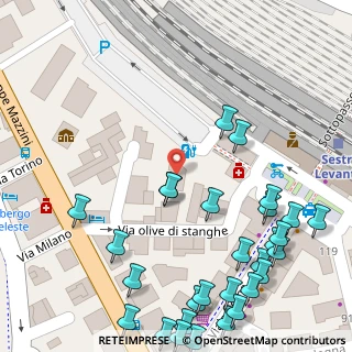 Mappa Via Olive di Stanghe, 16039 Sestri Levante GE, Italia (0.08276)