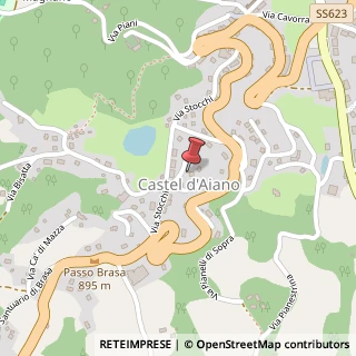 Mappa Via del Poggetto, 12, 40034 Castel d'Aiano, Bologna (Emilia Romagna)