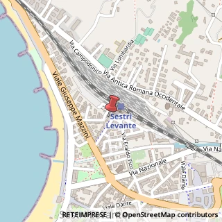 Mappa Viale Roma, 65/8, 16039 Sestri Levante, Genova (Liguria)