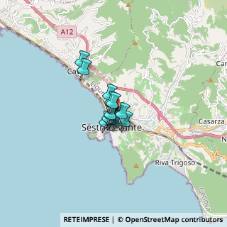 Mappa Piazza della Stazione, 16039 Sestri Levante GE, Italia (0.77231)