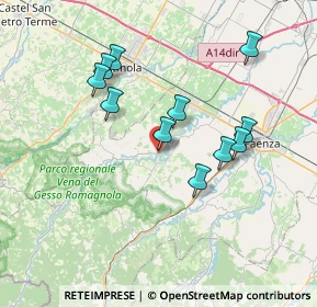 Mappa Via A. Canova, 48025 Cuffiano RA, Italia (6.82273)