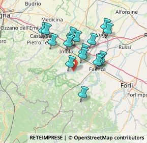 Mappa Via A. Canova, 48025 Cuffiano RA, Italia (11.96)
