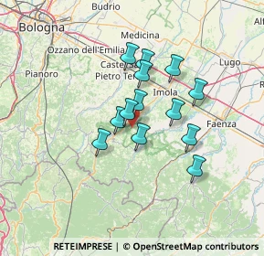 Mappa Via Rocchetta, 40021 Borgo Tossignano BO, Italia (10.25692)