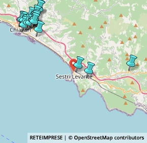 Mappa Viale Giuseppe Mazzini, 16039 Sestri Levante GE, Italia (6.1795)